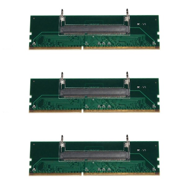 3x 1.5v DDR3 204-nastainen kannettava SO-DIMM -muistisovitin pöytätietokoneen DIMM-paikkaan
