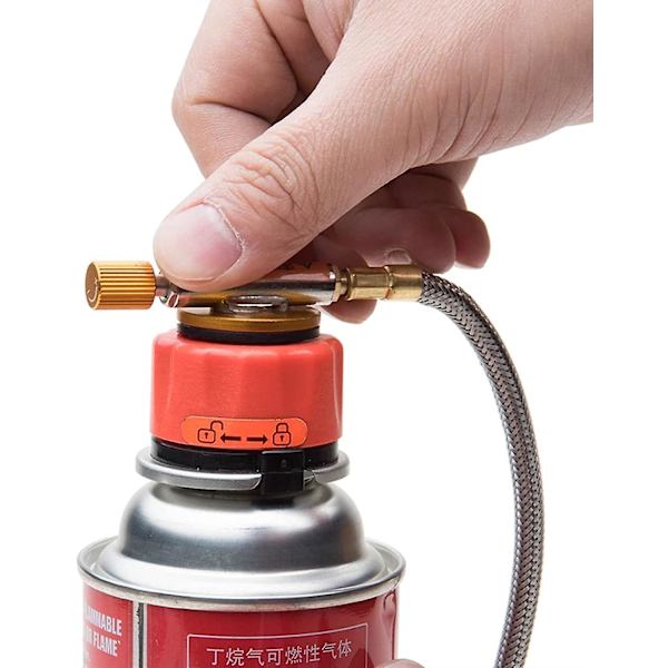 Camping Gass Adapter Gassflaske Konverteringsadapter Kobling For Utendørs Butan Tanker Til Skru Gasspatroner