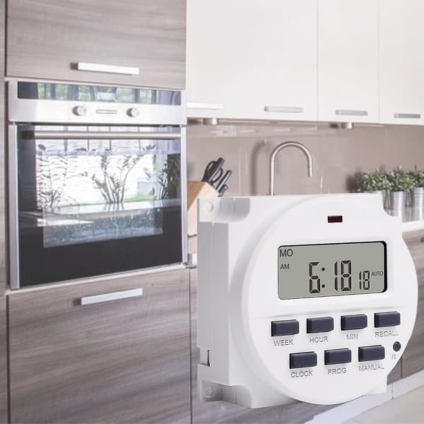 Tm618n Dc 12v Programmerbar Timer Switch Noggrann Timing Högprecisions Chip Lcd Digital Power Digital Timer Relä För Hushållsapparater Mengxi