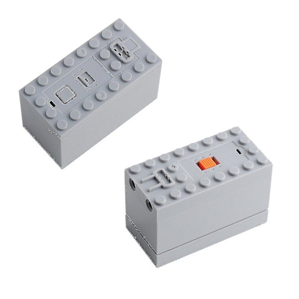 4 stk Technic Power Functions Batterikasse Togmotor Mottaker Fjernkontrollpakke
