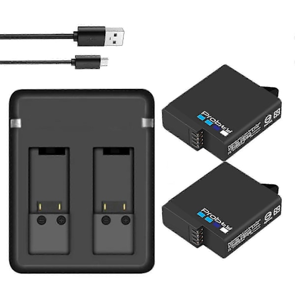 1680mAh for GoPro Hero 7 hero 6 hero 5 black batteri eller lader for Go Pro Hero7 6 hero5 black kamera batteri - Yvan