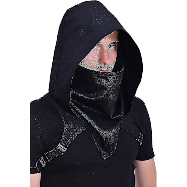 Cyberpunk Rogue Hetteskjerf, Assassin Kostyme Hetteskjerf Vinter Unisex Kappehatt