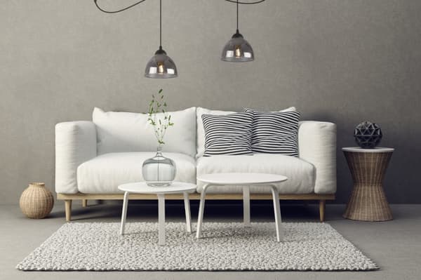 HENGLAMPE SPIDER VENICE 1-PLASS GRAFITT LAMPESKJERM E27