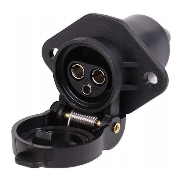 12V Plugg Tilhengerkontakt Adapter Auto Vanntett for Lastebil Traktor