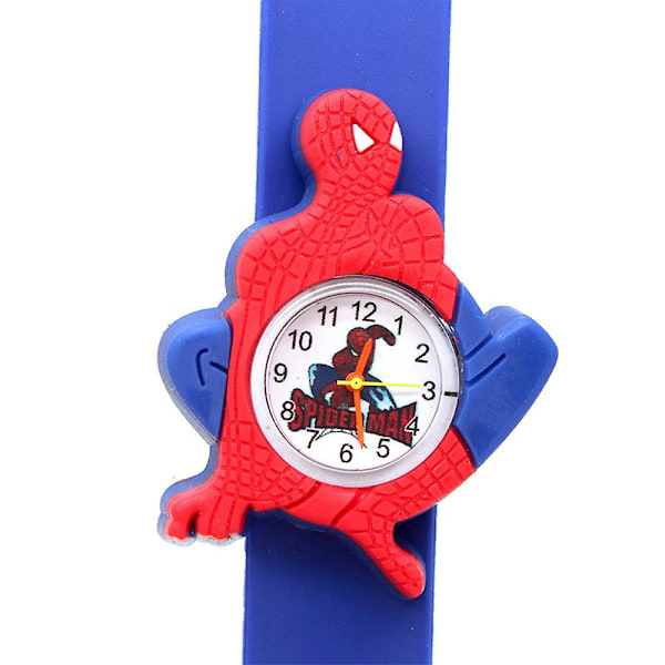 Barn Armbandsur Klocka Cartoon Spider-man Klocka Present