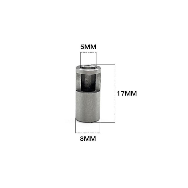 5 stk Adapter 5mm Til 8mm Motor Konvertering Rustfritt Stål Gear Adapter For Sledge 1/8 RC Bil Oppgradering