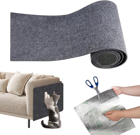 Selvklebende klorematte for katter - beskytter møbler mot katteklør - 1 stk - 40x200 cm