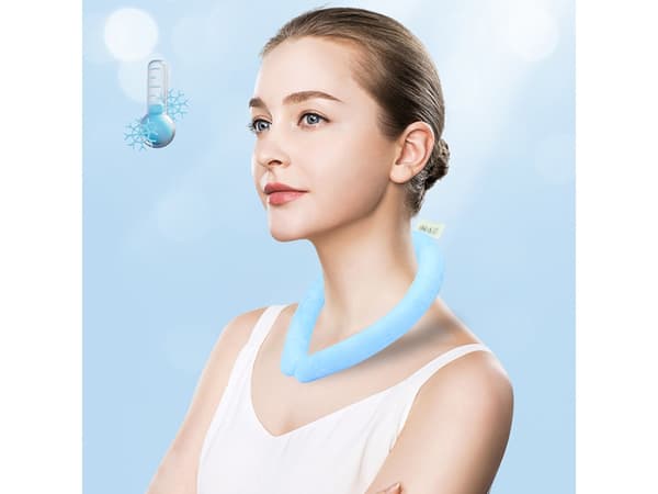 Cooling neck compress, cold summer compress