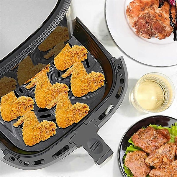 Ersättningsgrillpanna för Air Fryer, Air Fryer-tillbehör för Chefman RJ38-SQSS-8T-D, 8QT Nonstick Remo