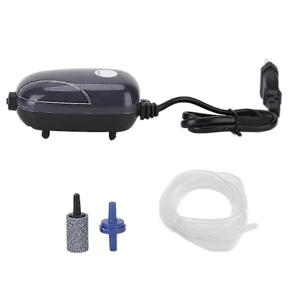 Liten Oksygenpumpe Profesjonell Stille Akvarium Luftpumpe 220V EU Plugg for Fiskeoppdrett Enkelt Hull 2025th