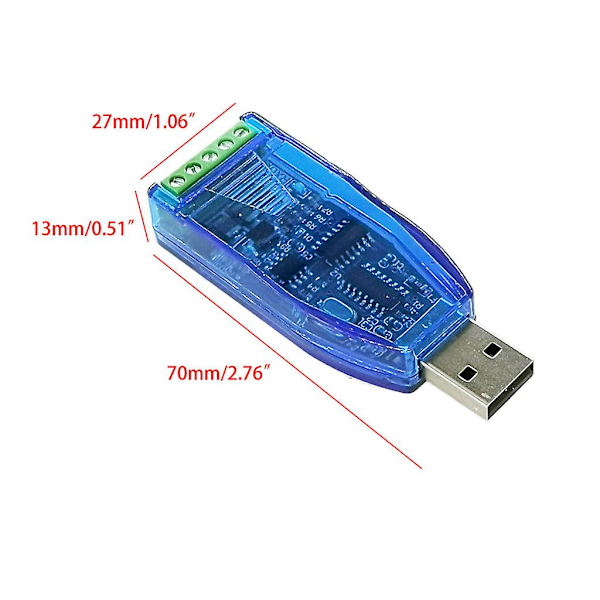 USB till RS485 Kommunikationsmodul Seriell Port Linjekonverterare TVS-Skydd