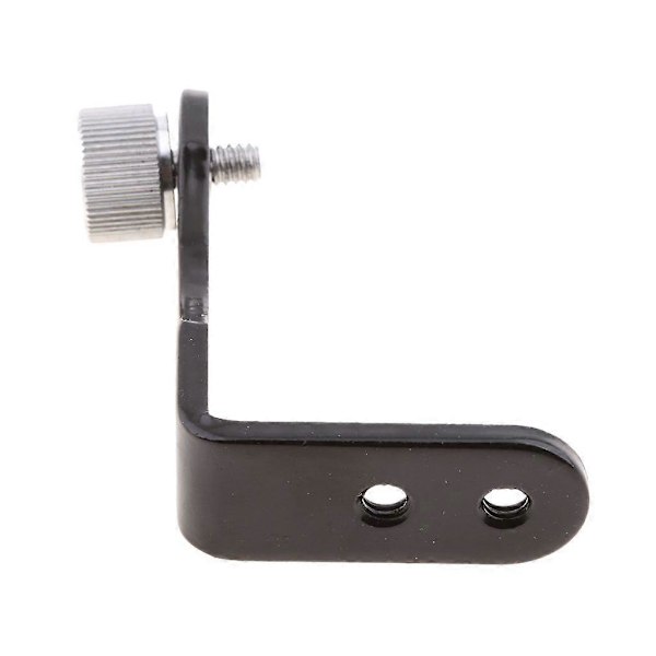 Metall Sort DSLR/SLR Kamera/Teleskop Holder Tripod Adapter Feste L-form Fiksert