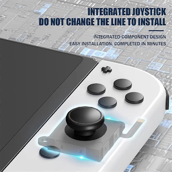 2 ST Hall Effect Joystick Switch/Lite/OLED Joycon Analog Tumspak Inget Glid Hall Elektromagnet