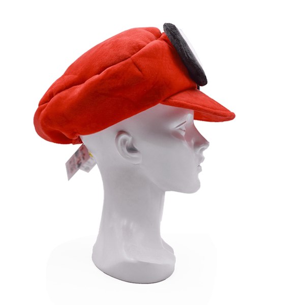 Cappy 3D upphöjda ögon plyschleksaker mjuk docka röd hatt fylld djur present till barn 10,6\",Cappy 3D upphöjda ögon plyschleksaker mjuk docka