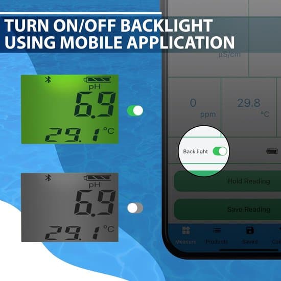 6-i-1 vanntester Bluetooth datalagring bassengvannkvalitetsmåler klor pH EC ORP saltholdighet temperatur Smart app hydroponikk