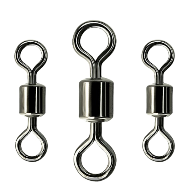 Fiskelinsforbinder, 4# kulstofstål 8-formet ringforbinder Model 2