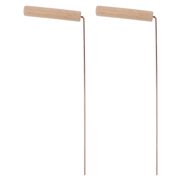 2 stk. Dowsing Rods Udendørs Dowsing Rods Divining Probe Rod Tools Camping Dowsing Rods