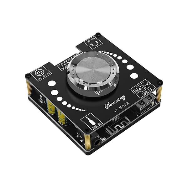 100W+100W Bluetooth-kompatibel förstärkarkort Mini Hög Effekt Digital Aux