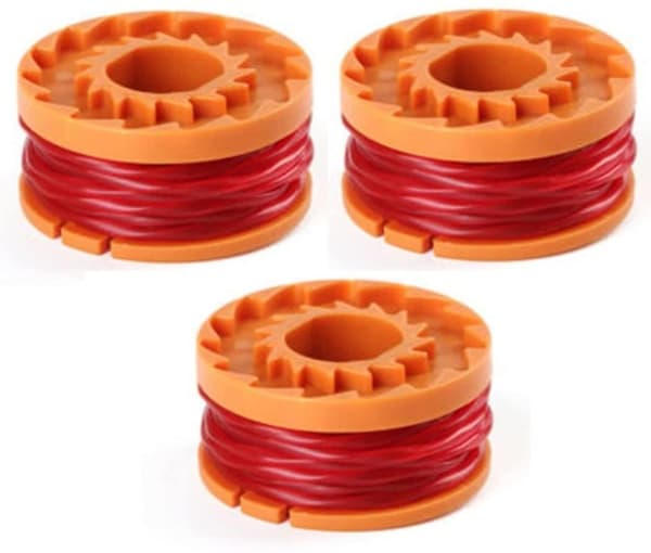 3 x Spole & Trimmertråd Trimmer Spole Tråderstatningsspole