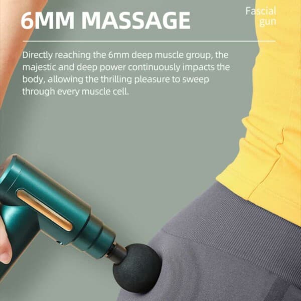 Mini Massagepistol med USB-C Ultraportabel – 1 Hoved Sort