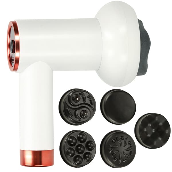 Kroppsmassagepistol bantning 9i1 vit