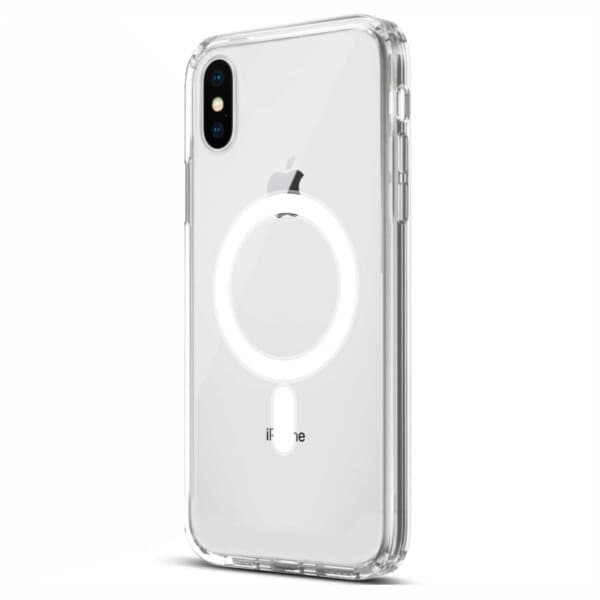iPhone XR Magnetic Mobile Case Magsafe Compatible Transparent