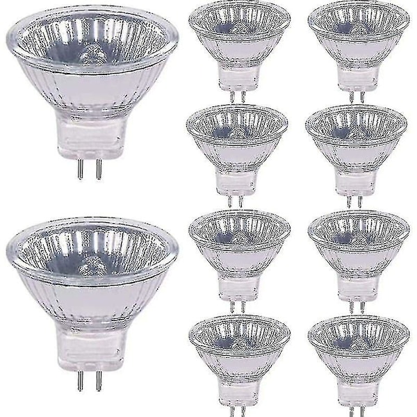 Halogeenivalot 20w 12v Gu4-kanta 2800k Lämmin Valkoinen Himmennettävä, 10 kpl Pakkaus