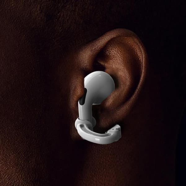 PC Ørehage Loop Anti-Lost Høretelefon til AirPods 1/2/Pro Øre Klemme Holder Øre Loop