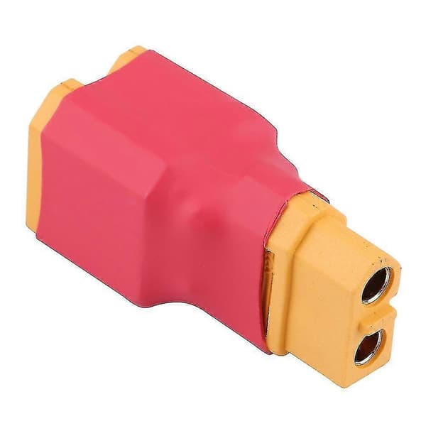 1 stk XT60 Adapter Konverter 2 Han til 1 Hun Stik Lipo Batterikabel (Parallel Stik)