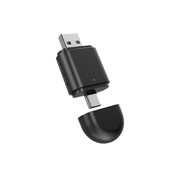2 i 1 Android Auto Trådløs Adapter & Trådløs CarPlay Adapter Plug & Play Bil