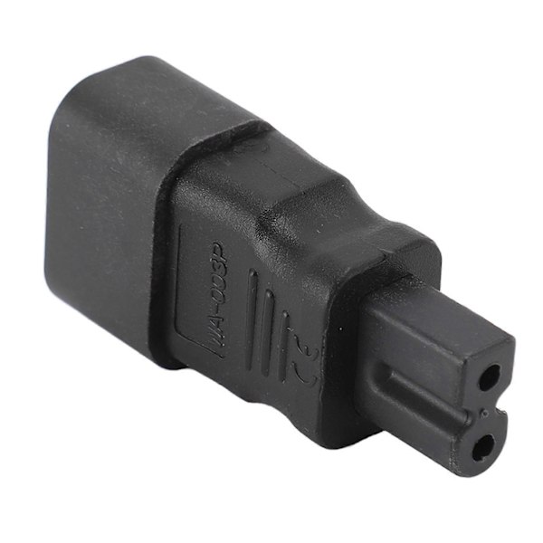 2 stk. IEC320 C14 til IEC320 C7 Strømadapter IEC320 C14 til C7 PDU UPS Forlænger Strømstik Adapter 2.510A 125