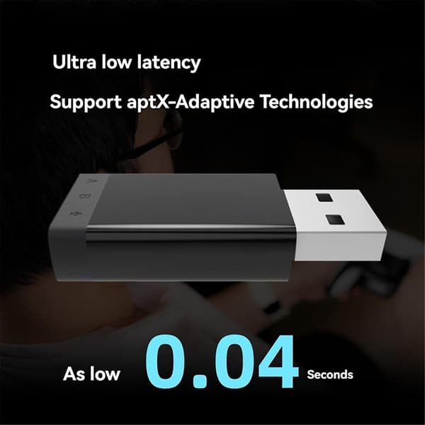 USB Bluetooth-sovitin äänen lähettäjä ja vastaanotin //NS Switchille/PC:lle Bluetooth 5.2 -sovitin
