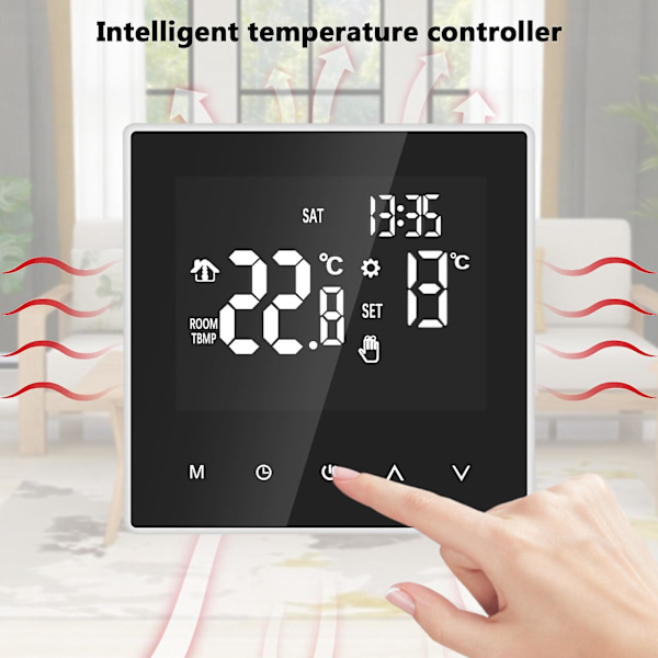 ME81H Smart Termostat Digital Temperaturregulator Cirkulation Programmerbar Elektrisk Golvvärme