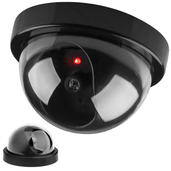 Kameraattrapp med LED | Dummy Overvågningskamera Sort