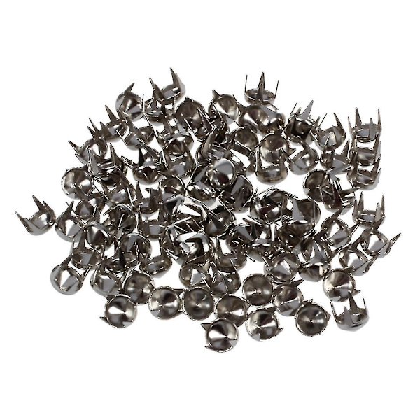 100 st pyramidnitar gotiska punknitar silver -ZHENV