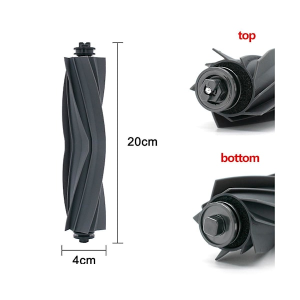 Til L10s Ultra / S10 Pro Omni 1s B101cn Robot X10+ Robotstøvsuger Hovedsidebørstefiltre Mop Dele