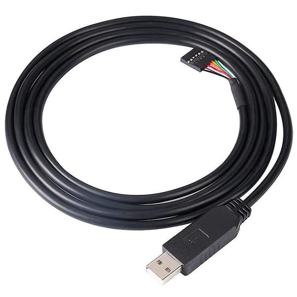 USB til TTL Seriel 5V Adapterkabel 6 Pin 2,54 mm Pitch Hun Socket Header UART IC FT232RL Chip 8