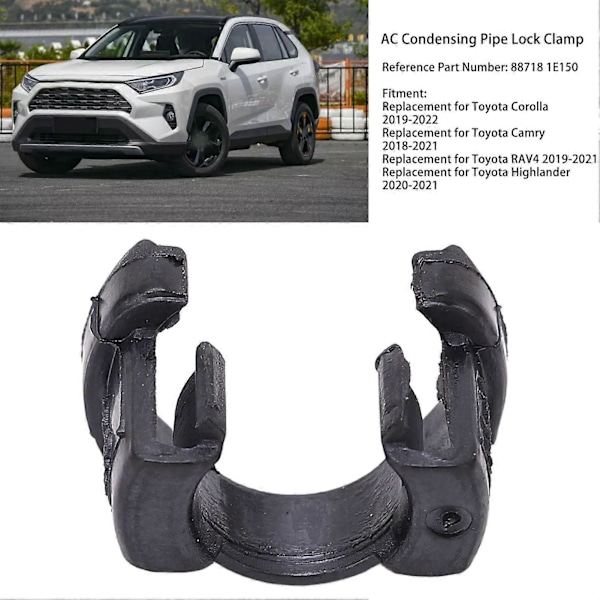 3 st AC Kondensor Hård Rör Lås Klämma Clip 88718 1E150 Ersättning För Toyota Corolla Camry RAV4 Highlander