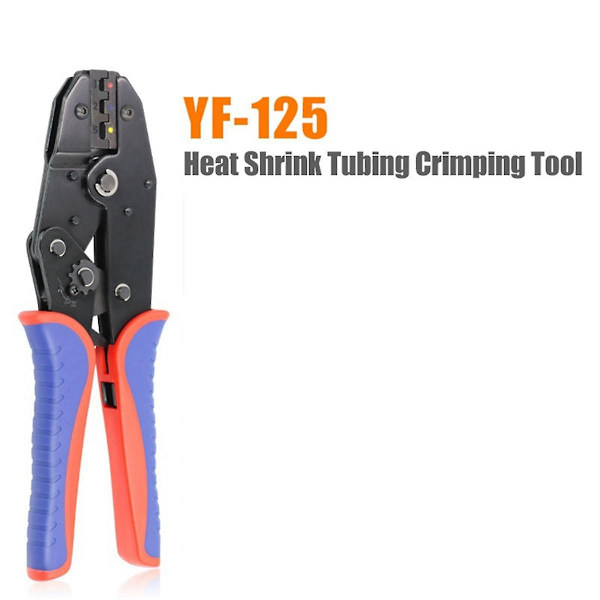 -125 Värmekrympbar Kopplingspressverktyg Ratsch Wire Crimping Tång Ratsch Terminal Crimping