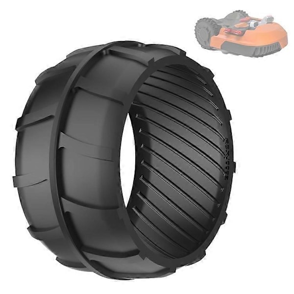 1 stk. gummibeskyttelse for hjul, kompatibel med Worx Landroid M1000 / M700 / M500 Plus / M500 / S300 gressklipperdel, RSXJ0002