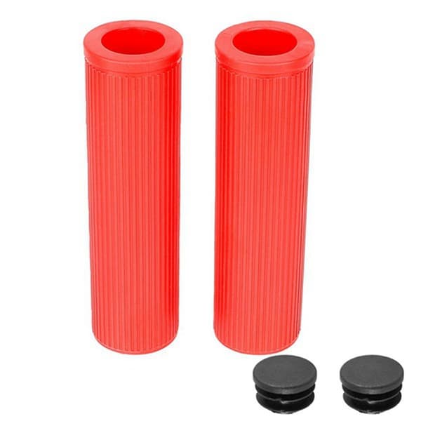 Universal Cykelstyreöverdrag 22mm Innerdiameter med Hål och Propp i Silikon
