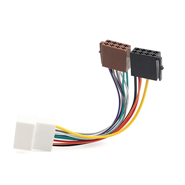 For Nissan Navara D40 X-Trail T30 T31 T32 ISO-kabeladapterkabelkontakt ledningsnett plugg biltilbehør