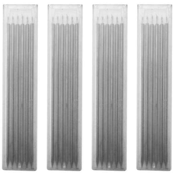 24 stk. sorte 2,8 mm HB stifter til tømrerblyant, holdbare blyantstifter til mekanisk blyant