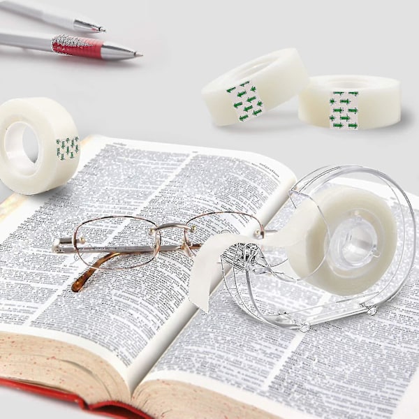Usynlig Tape-Etterfyllinger til Dispenser 12 Ruller 0,7 Tommer Transparent Tape