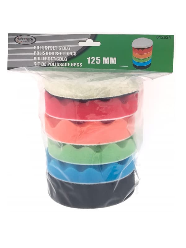 Kiillotussarja 6 osaa Ø125 mm