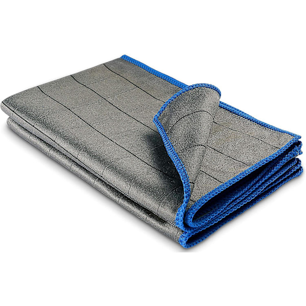 3x Professionella Mikrofiber Glasdukar 400gsm Strimfri Rengöring Av Fönster, Glasögon - Extremt Absorberande, Lintfritt Polerdukar 50x40cm