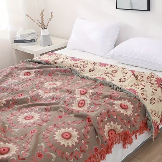 100 % bomull Boho Ultramyk Teppe, 150x200 cm Pustende Helårsteppe for Sofaseng, Lett Dekorativ Hundepute Stil 5