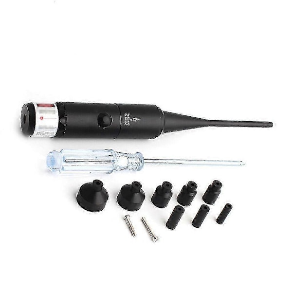 Bore Sighter-kit med bärväska Justerbar Universal Jaktverktyg Lätt Slitstark Boresight