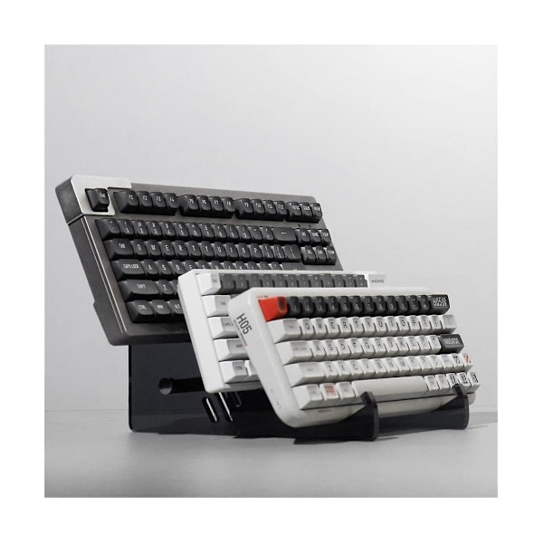 Keyboard Stands 3-lags Mekanisk Tastatur Display Stand Sort Akryl Holder Stand Gaming Tastatur