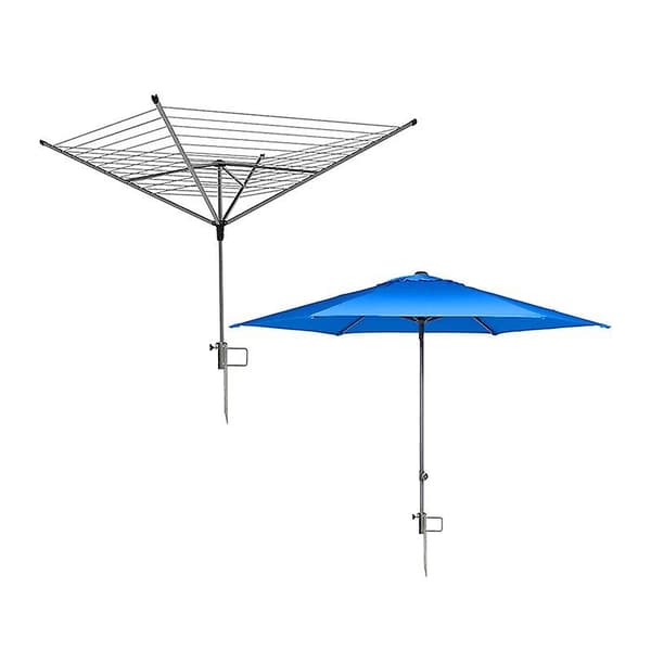 Lufttørrer & Parasol Fod 45cm Ø35mm